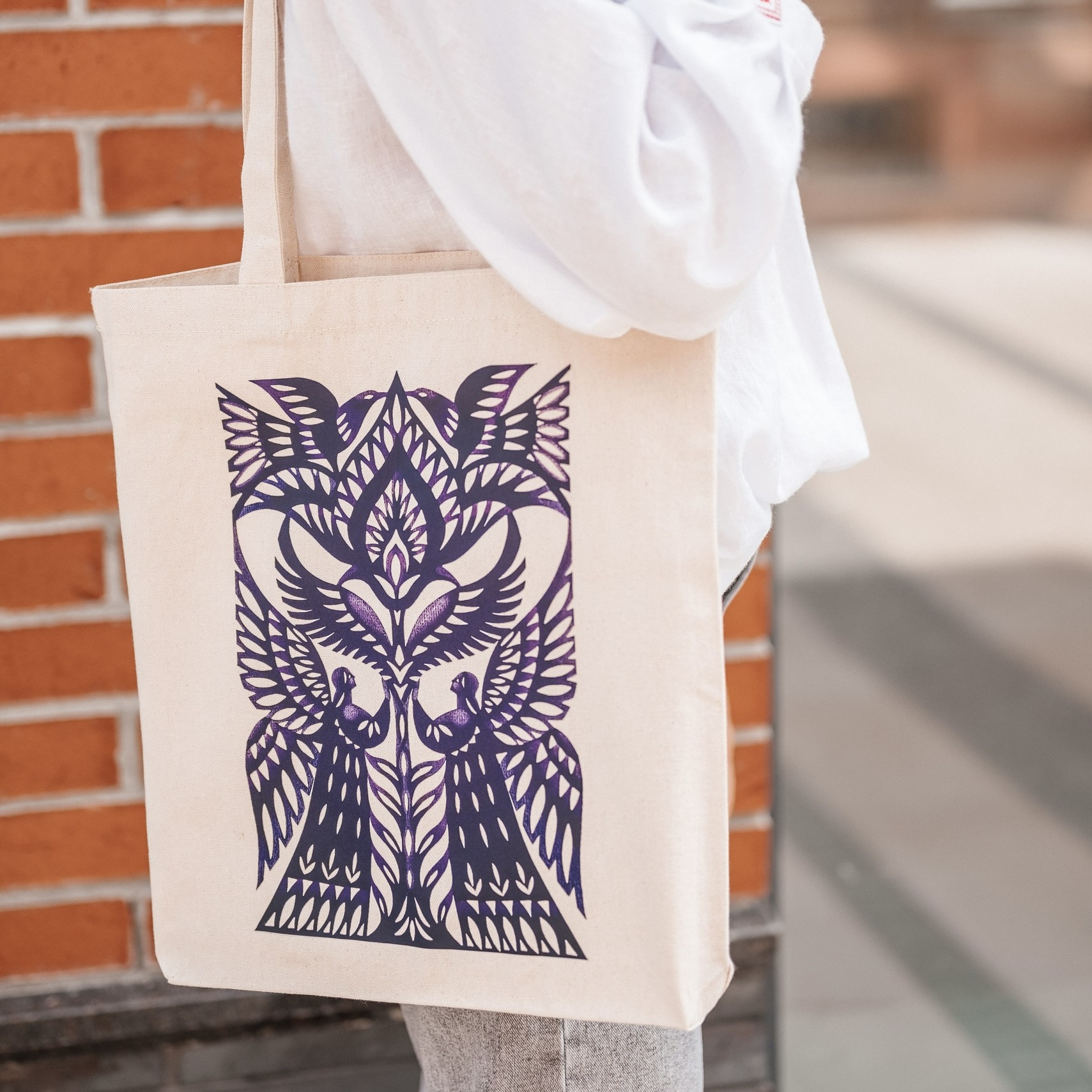 Шопер «Кветка надзеі» з анёламі