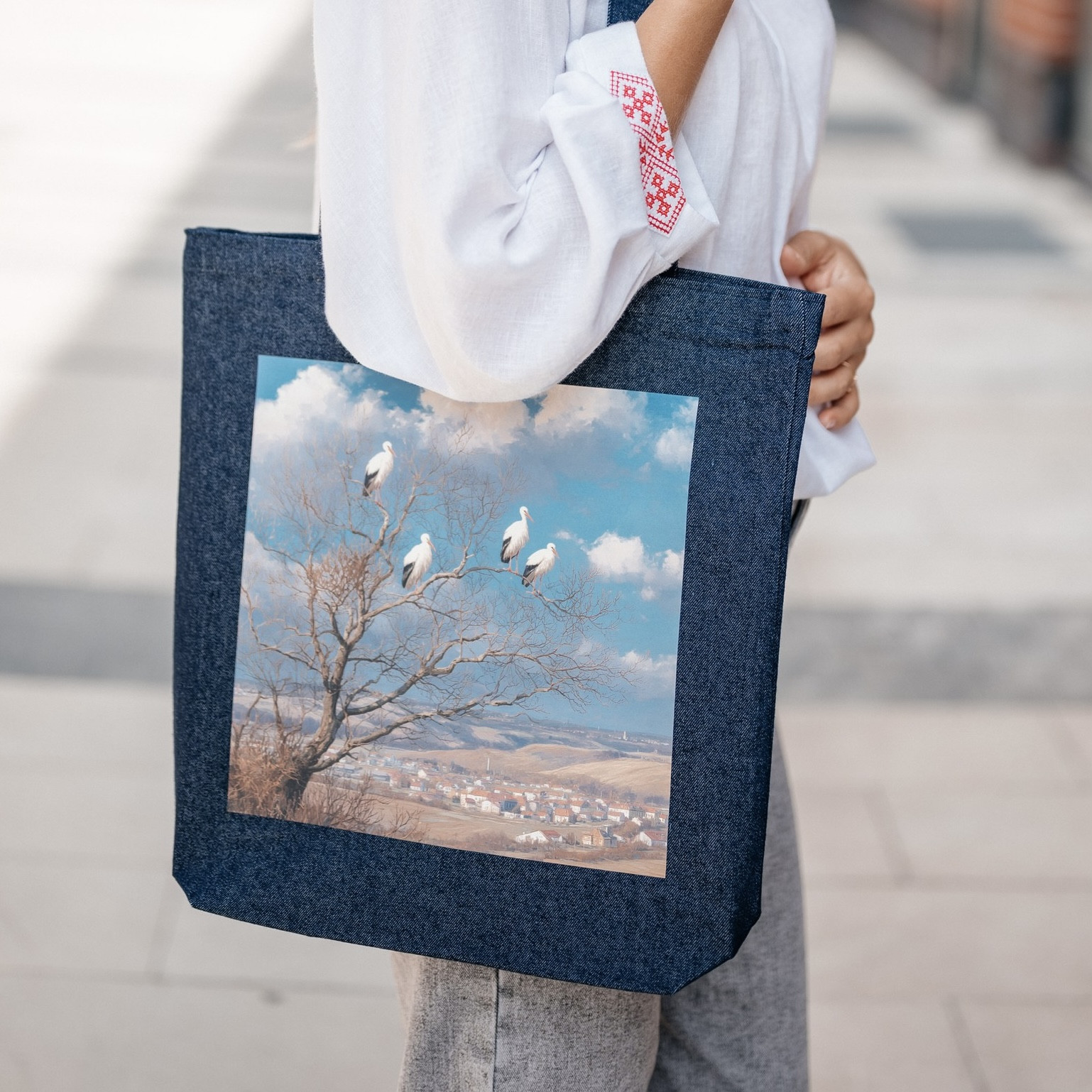 Шопер «Бусел верны Беларусі»