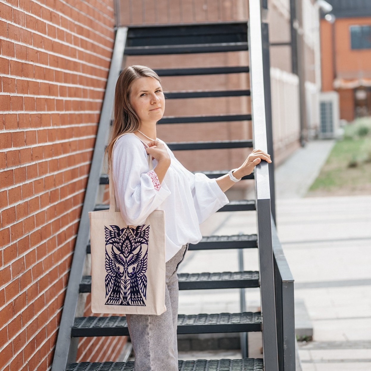 Шопер «Кветка надзеі» з анёламі